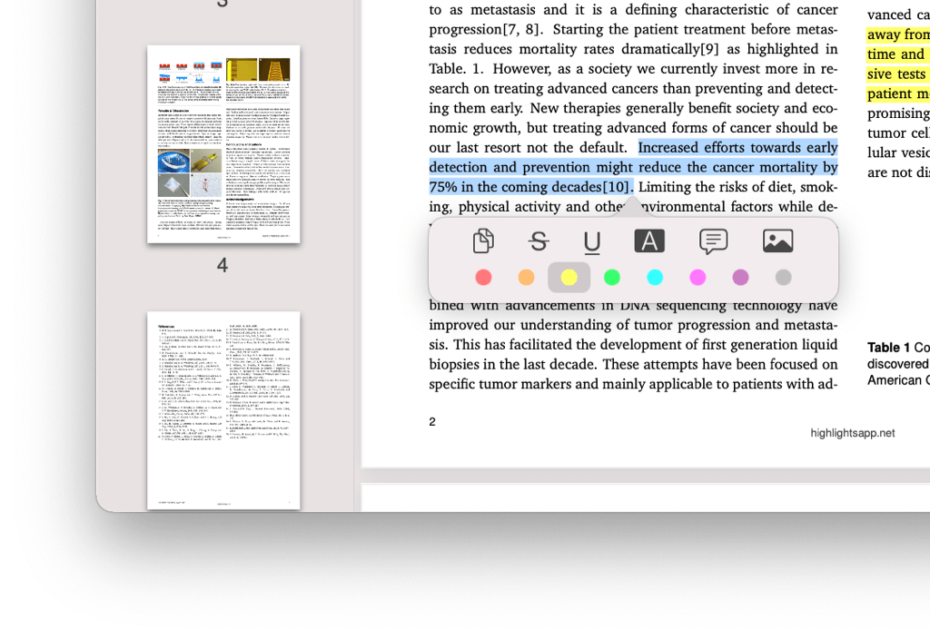 pdf for mac underline